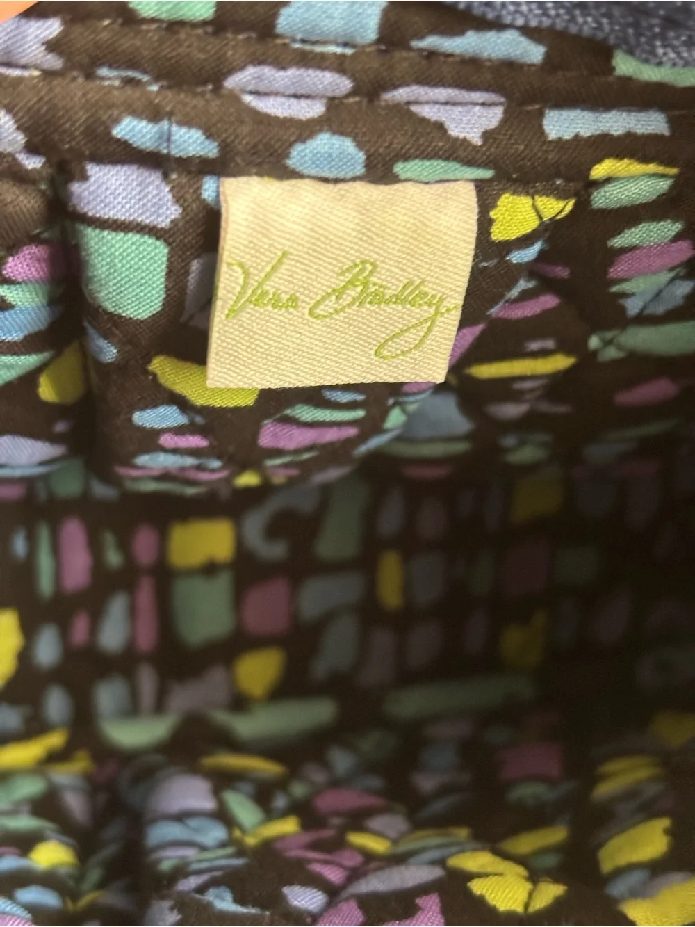 Vera Bradley Quilted Floral Crossbody Bag  10x6